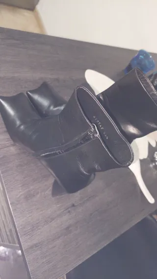 Balenciaga Square Knife Booties - Piel Negra