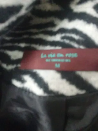 Abrigo La vie en rose Talla M