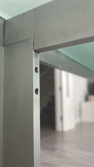 Mesa Comedor Cristal y Metal. Solo mesa, no sillas