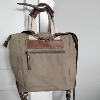 Mochila Beige y Marrón