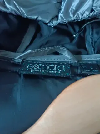 Abrigo acolchado plateado T-38