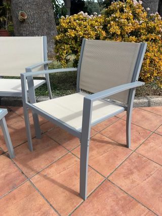 Conjunto Muebles Terraza: Sofá, Sillón y Mesa