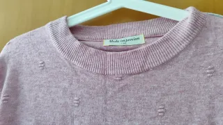 Jersey rosa claro talla L/XL