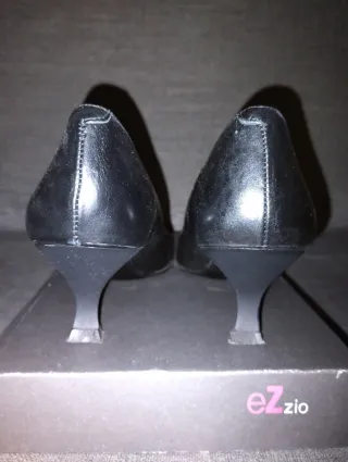 Zapatos de tacón EZZIO piel negro/marrón