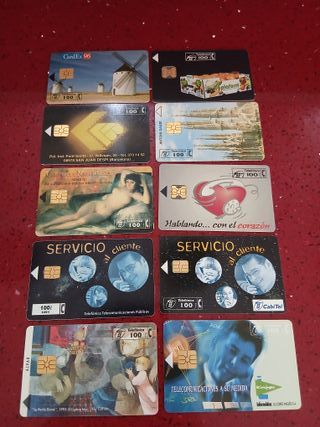 67 Tarjetas Telefónicas España 100 Pts distintas
