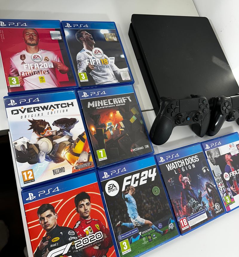 PlayStation 4 + 8 Juego + 2 Mandos afbeelding 3
