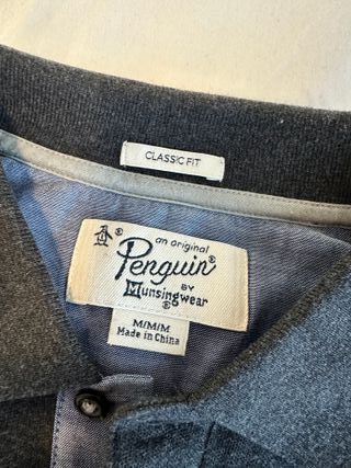 Polo Original Penguin Gris Talla M