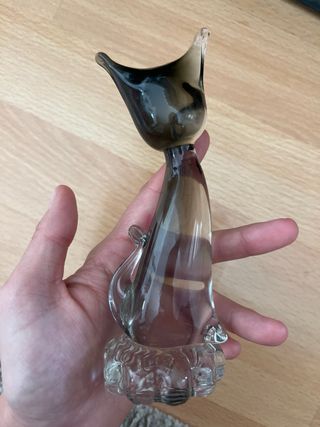 Figura Gato Cristal de Murano