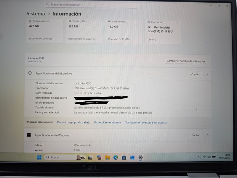 Dell Latitude 5530, 16", 16GB RAM, 512GB SSD afbeelding 3