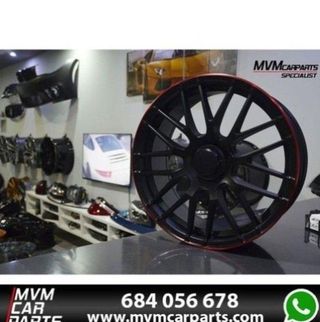 Llantas para Mercedes Tipo C63 Borde rojo