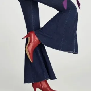 Botines tacón mujer Zara rojos piel nº35 Nuevos