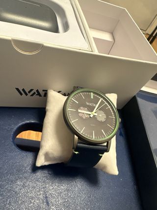 Reloj WATXandME Negro y Azul