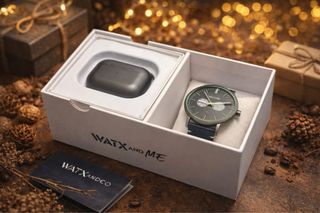 Reloj WATXandME Negro y Azul