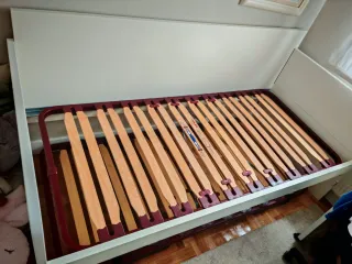 Cama nido 90cm con 2 somier y colchones Flex