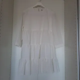 Vestido Zara Blanco Talla M
