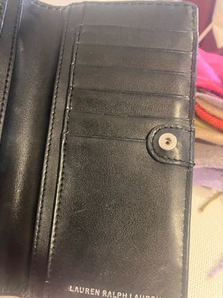Cartera Piel Ralph Lauren Negra