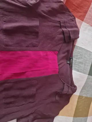 Lote 2 camisetas rayas y lisa