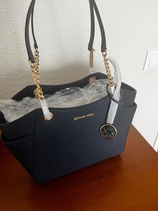 Bolso Michael Kors Piel Azul Marino