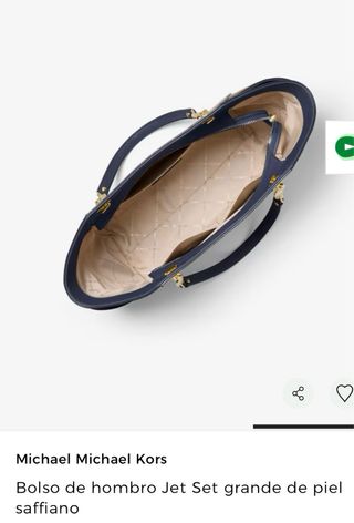 Bolso Michael Kors Piel Azul Marino