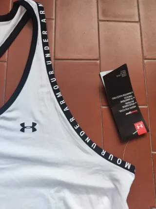 Under Armour Knockout Tank Donna Taglia XL bianco