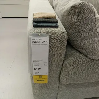 Sofá 2 plazas Ikea gris tela, extensible a cama