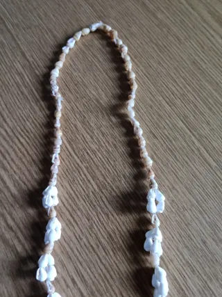 Collar de conchas marinas
