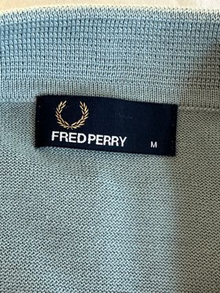 Polo Fred Perry Turquesa Talla M