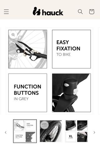 Carro Hauck Dryk Duo Rosa