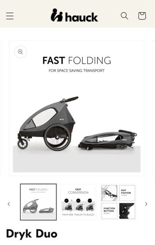 Carro Hauck Dryk Duo Rosa