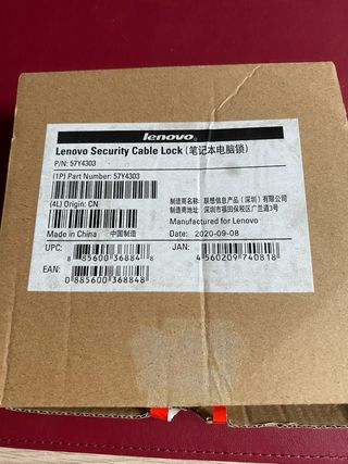 Cable de seguridad Lenovo para portátil