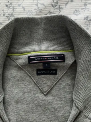 Jersey Tommy Hilfiger Gris Talla L