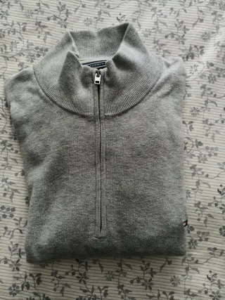 Jersey Tommy Hilfiger Gris Talla L