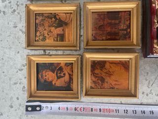 Set 7 Cuadros mini casita de muñecas