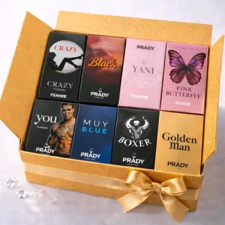 Lote perfumes hombre y mujer 8 unidades