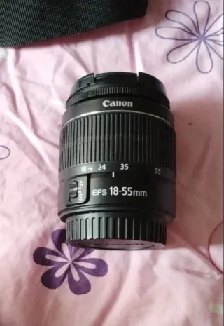 Canon EOS Rebel T6 + 2 Objetivos + accesorios