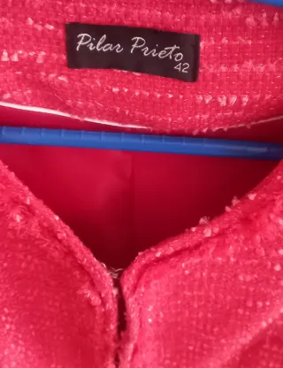 Chaqueta coral Pilar Prieto Talla 42