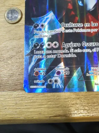 Carta Pokémon Darkrai promo grande BW73