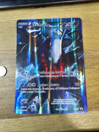 Carta Pokémon Darkrai promo grande BW73