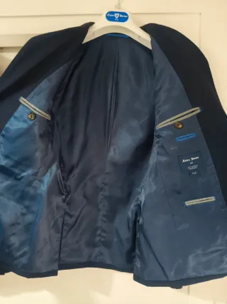 Americana niño Álvaro Moreno azul