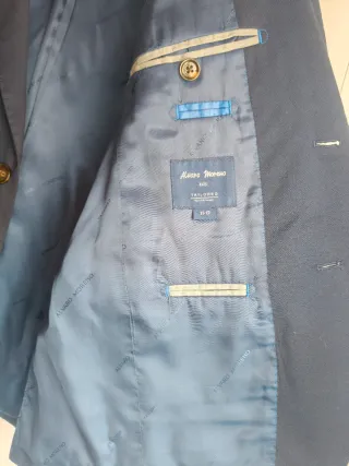 Americana niño Álvaro Moreno azul