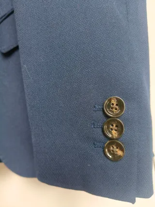 Americana niño Álvaro Moreno azul