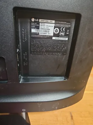 Televisión LG Negra 28'