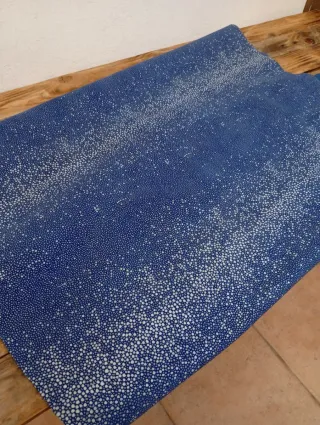 Piel de serraje azul