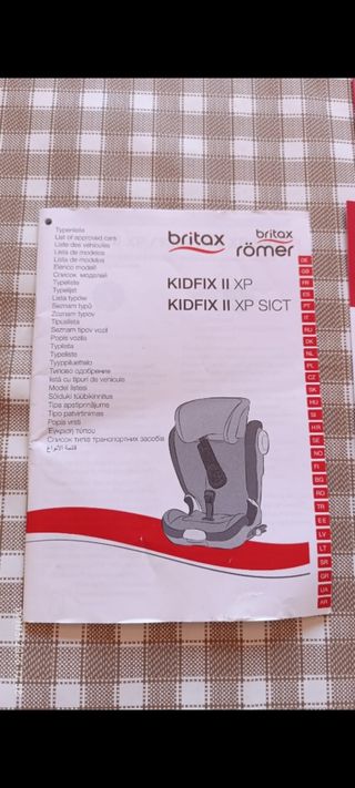 Silla coche Britax Romer Kidfix II XP SI