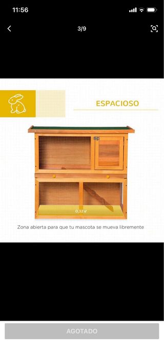 Casa para conejos y pequeños animales