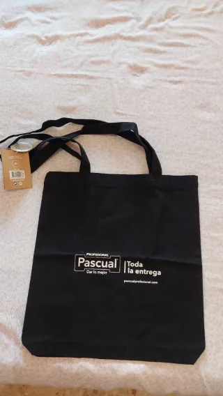 Bolsa de tela negra Pascual