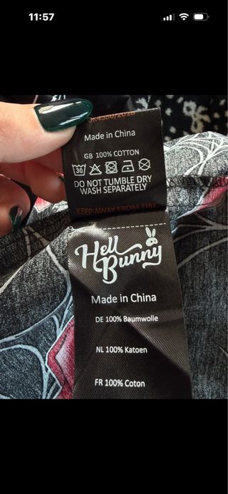 Vestido Hell Bunny Negro