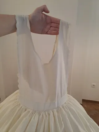 Can can Fallera Niña con enagua cosida.