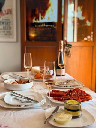 Vitrina vajillero antiguo madera maciza s.XX