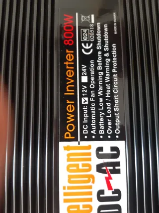 Inversor Inteligente DC-AC 12V 800W